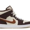 Wmns Air Jordan 1 Mid SE 'Cream Dark Chocolate' 2 Wmns Air Jordan 1 Mid SE 'Cream Dark Chocolate' -Street Sneaker Shop 1 233