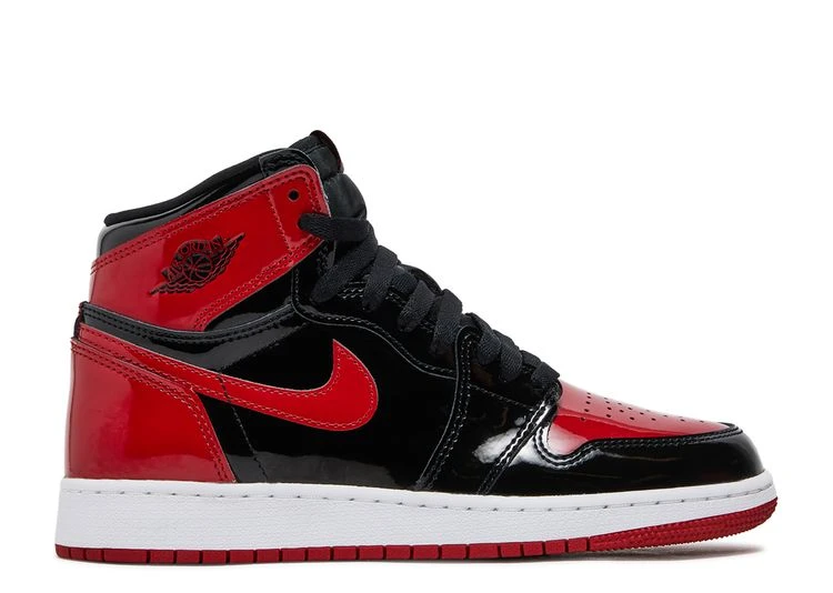 Air Jordan 1 Retro High OG GS 'Patent Bred' 3 Air Jordan 1 Retro High OG GS 'Patent Bred'