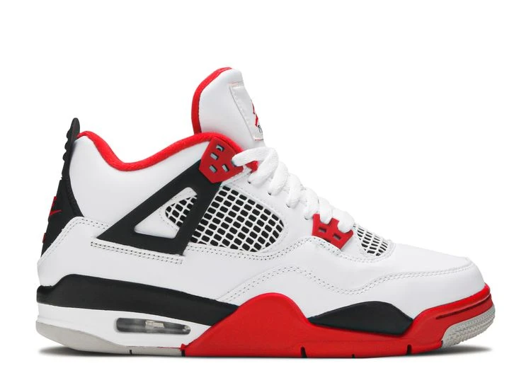 Air Jordan 4 Retro OG GS 'Fire Red' 2020 3 Air Jordan 4 Retro OG GS 'Fire Red' 2020