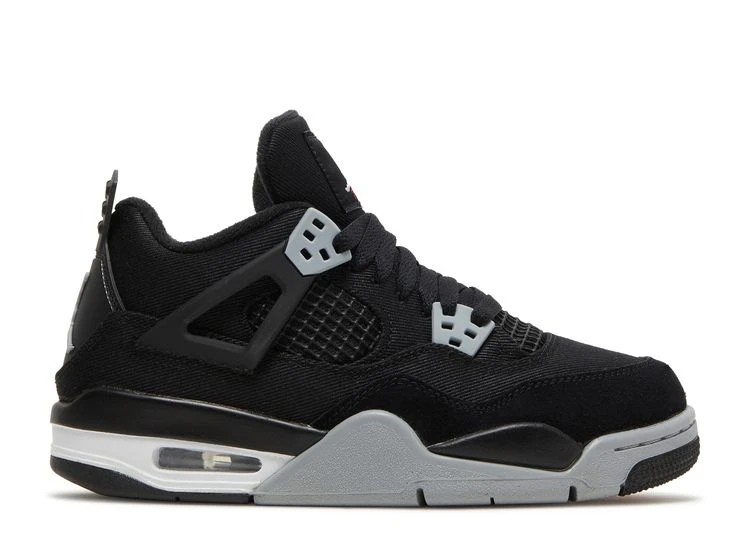 Air Jordan 4 Retro SE GS 'Black Canvas' 3 Air Jordan 4 Retro SE GS 'Black Canvas'