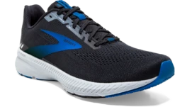 BROOKS Men's Launch 8 (018 - Black/Grey/Blue) -Street Sneaker Shop 110358 018 A Launch 8