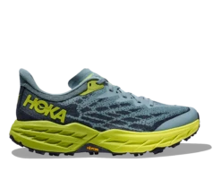 Hoka Men's Speedgoat 5 (SBDCT - Stone Blue/Dark Citron)
