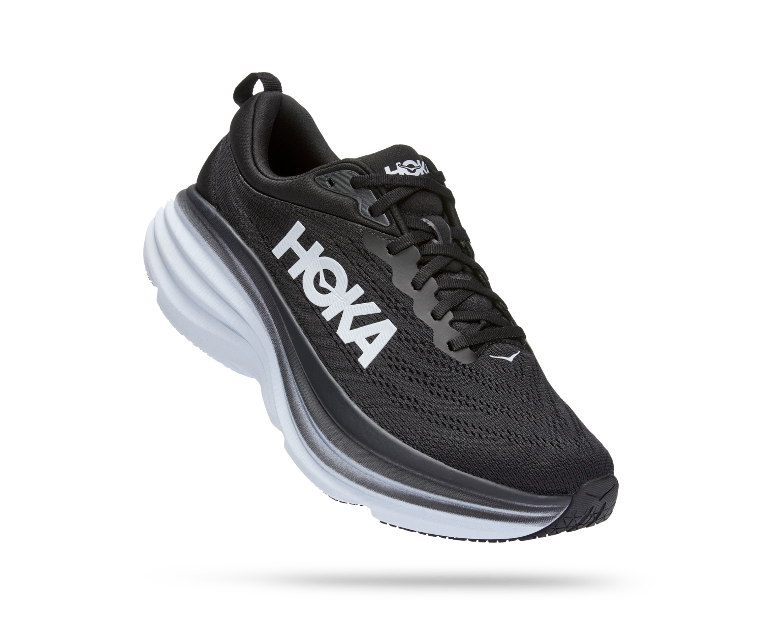 Hoka Men's Bondi 8 (BWHT - Black/White) 3 Hoka Men's Bondi 8 (BWHT - Black/White)