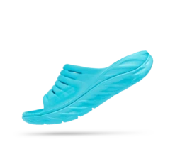 Hoka Unisex Ora Recovery Slide (SBBB - Scuba Blue/Bellwether) -Street Sneaker Shop 1134527 SBBB 4