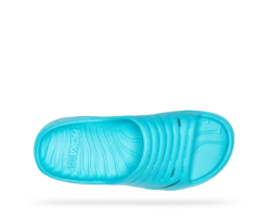 Hoka Unisex Ora Recovery Slide (SBBB - Scuba Blue/Bellwether) -Street Sneaker Shop 1134527 SBBB 5