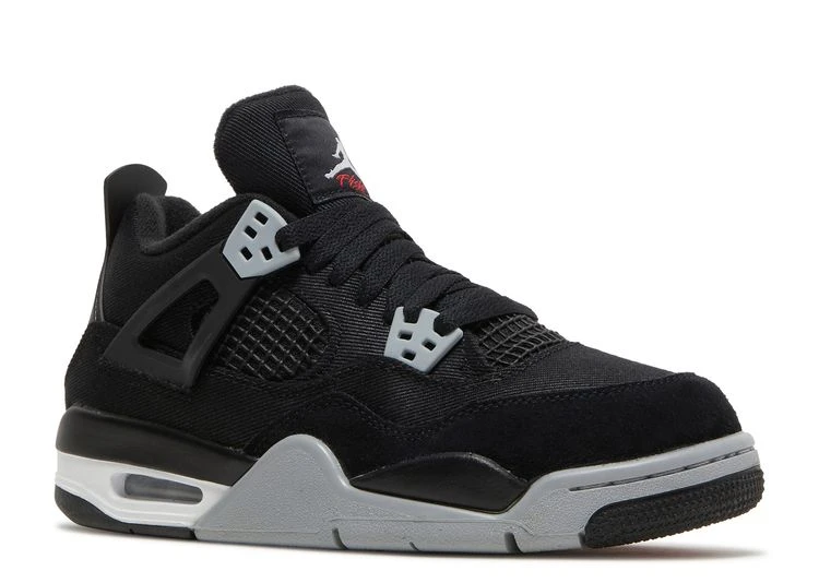 Air Jordan 4 Retro SE GS 'Black Canvas' 4 Air Jordan 4 Retro SE GS 'Black Canvas' - Image 2