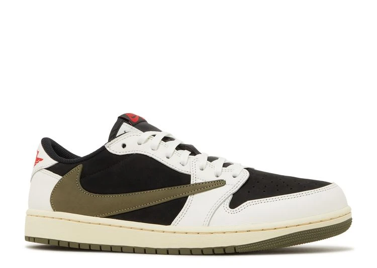 Travis Scott X Wmns Air Jordan 1 Retro Low OG 'Olive' 4 Travis Scott X Wmns Air Jordan 1 Retro Low OG 'Olive' - Image 2