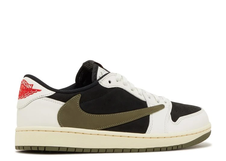 Travis Scott X Wmns Air Jordan 1 Retro Low OG 'Olive' 5 Travis Scott X Wmns Air Jordan 1 Retro Low OG 'Olive' - Image 3