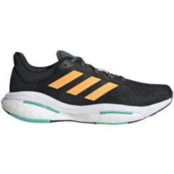 ADIDAS Men’s Solar Glide 5 (Core Black/Flash/Orange/Mint Rush)