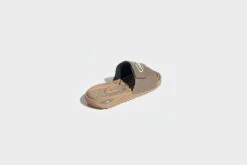 Adidas Reptossage Slides (Brown/Beige/Aluminum) -Street Sneaker Shop AdidasReptossageSlides Brown Beige Aluminum GY45524