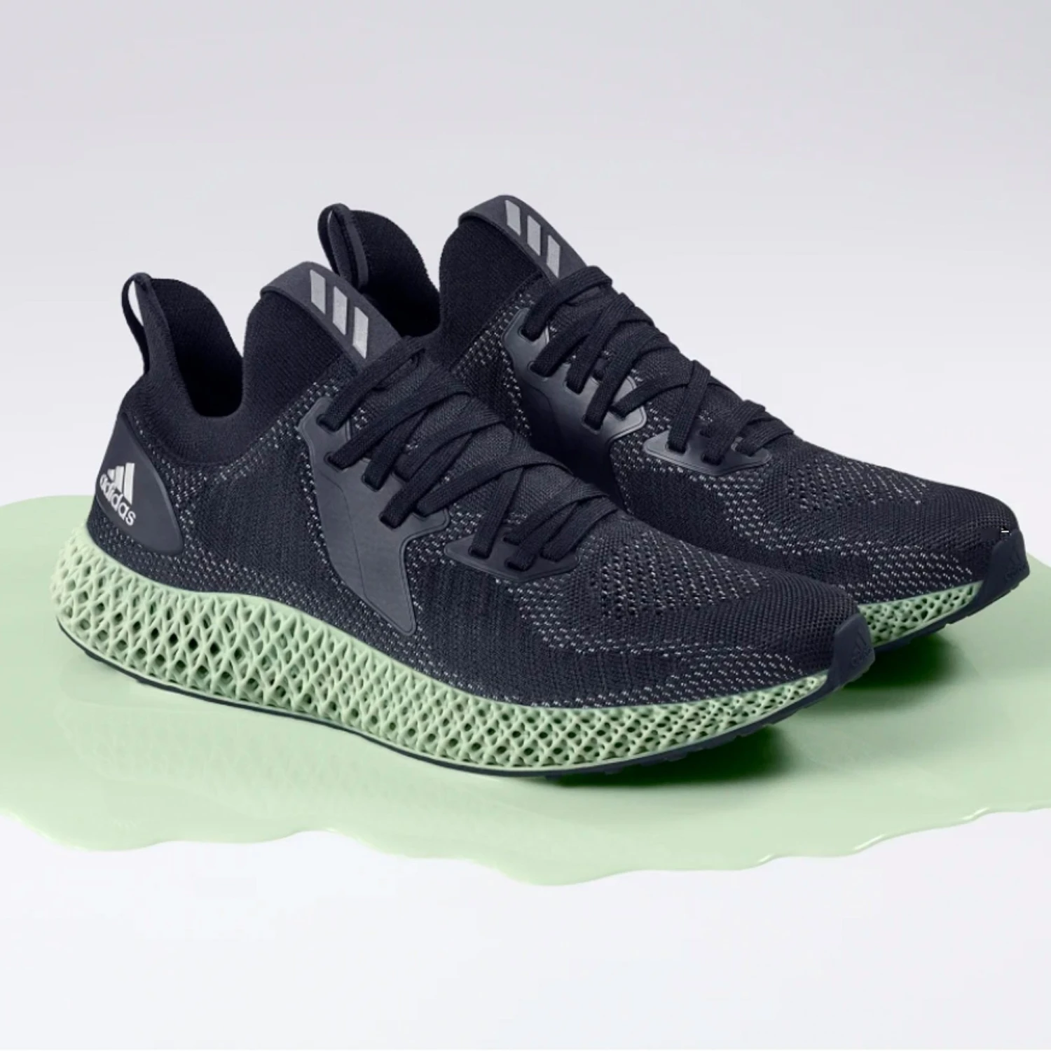 Adidas Alphaedge 4D (Black/Mint Green) 9 Adidas Alphaedge 4D (Black/Mint Green) - Image 7