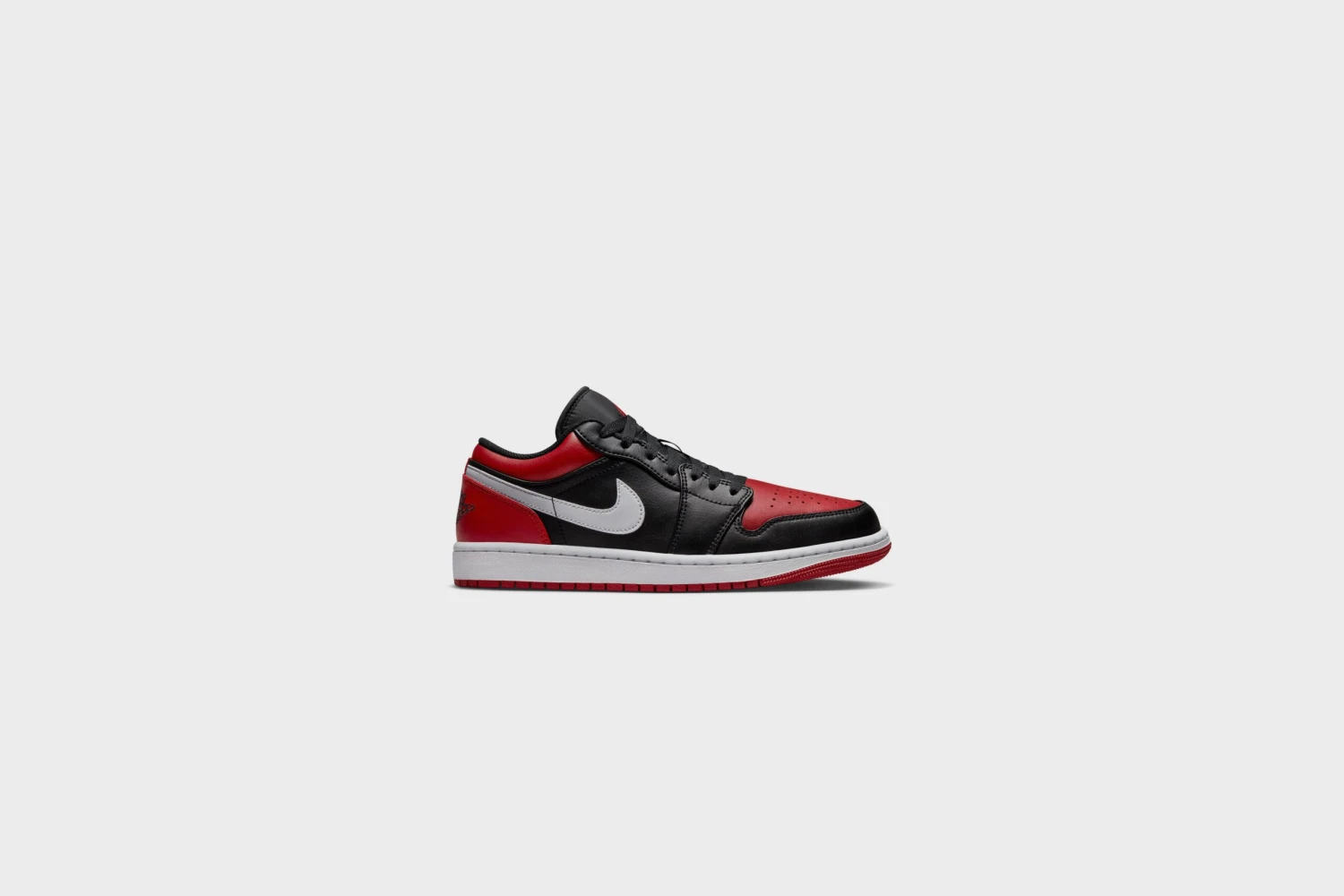 Air Jordan 1 Low (Black/Gym Red-White) 6 Air Jordan 1 Low (Black/Gym Red-White) - Image 4