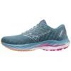Mizuno Women's Wave Inspire 19 (5B00 - Provincial Blue/White) -Street Sneaker Shop B4E6DB2F B16D 4B83 B6AF 6ACDB6588DEB