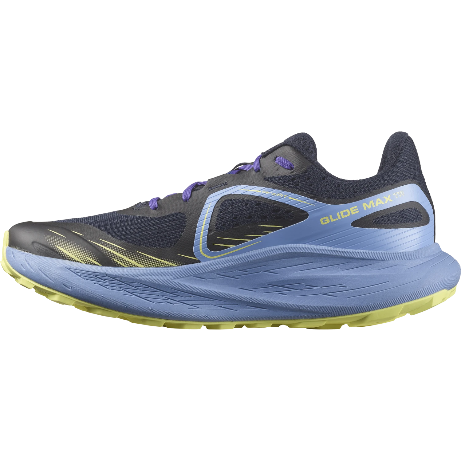 Salomon Men’s Glide Max Trail (Granada Sky/Dark Sapphire/Sunny Lime) 4 Salomon Men’s Glide Max Trail (Granada Sky/Dark Sapphire/Sunny Lime) - Image 2