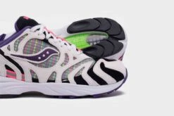 Saucony Grid Azura 2000 (Wht/Blk/Neon) -Street Sneaker Shop GridAzura2000 WhtBlkNeon 4