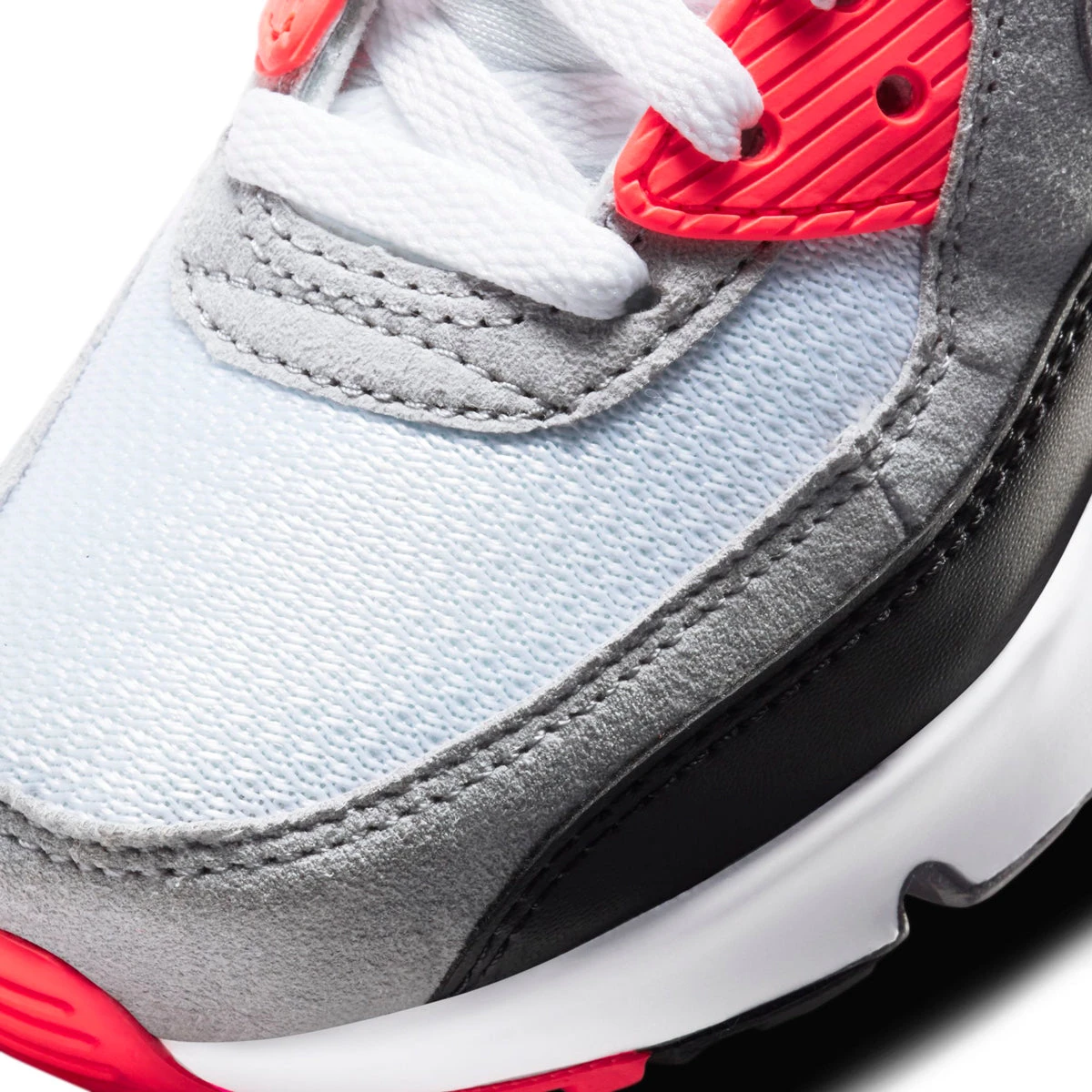 Nike Air Max 90 QS PS (White/Black-Cool Grey) 9 Nike Air Max 90 QS PS (White/Black-Cool Grey) - Image 7