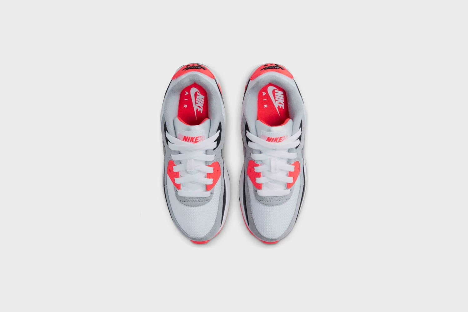 Nike Air Max 90 QS PS (White/Black-Cool Grey) 8 Nike Air Max 90 QS PS (White/Black-Cool Grey) - Image 6