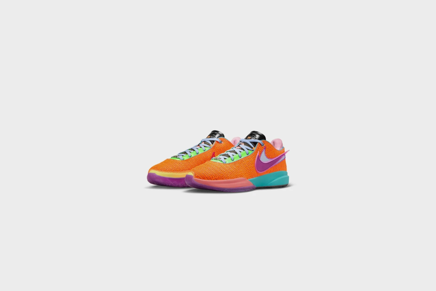 Nike LeBron XX (Total Orange/Vivid Purple) 4 Nike LeBron XX (Total Orange/Vivid Purple) - Image 2