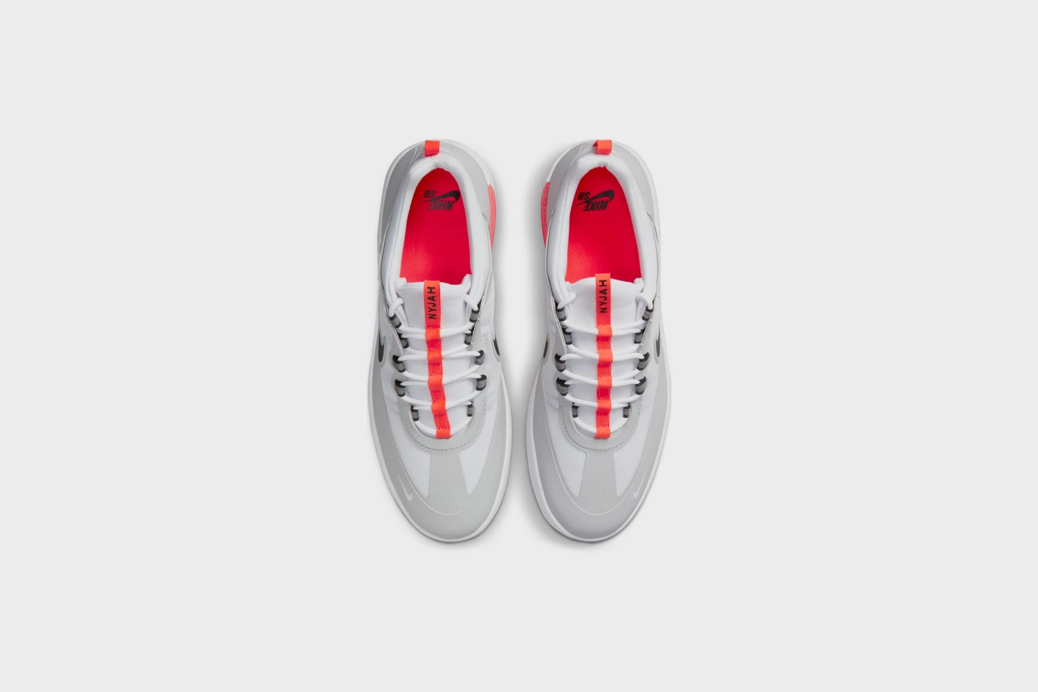 Nike SB Nyjah Free 2 (Neutral Grey/Black-White) 5 Nike SB Nyjah Free 2 (Neutral Grey/Black-White) - Image 3