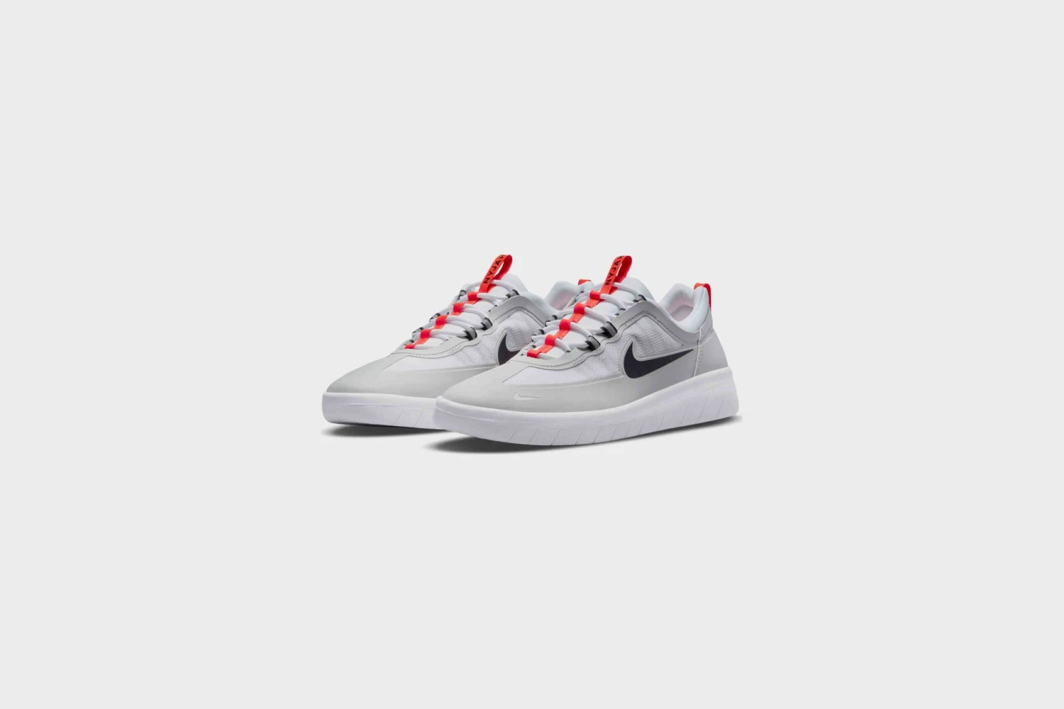 Nike SB Nyjah Free 2 (Neutral Grey/Black-White) 7 Nike SB Nyjah Free 2 (Neutral Grey/Black-White) - Image 5