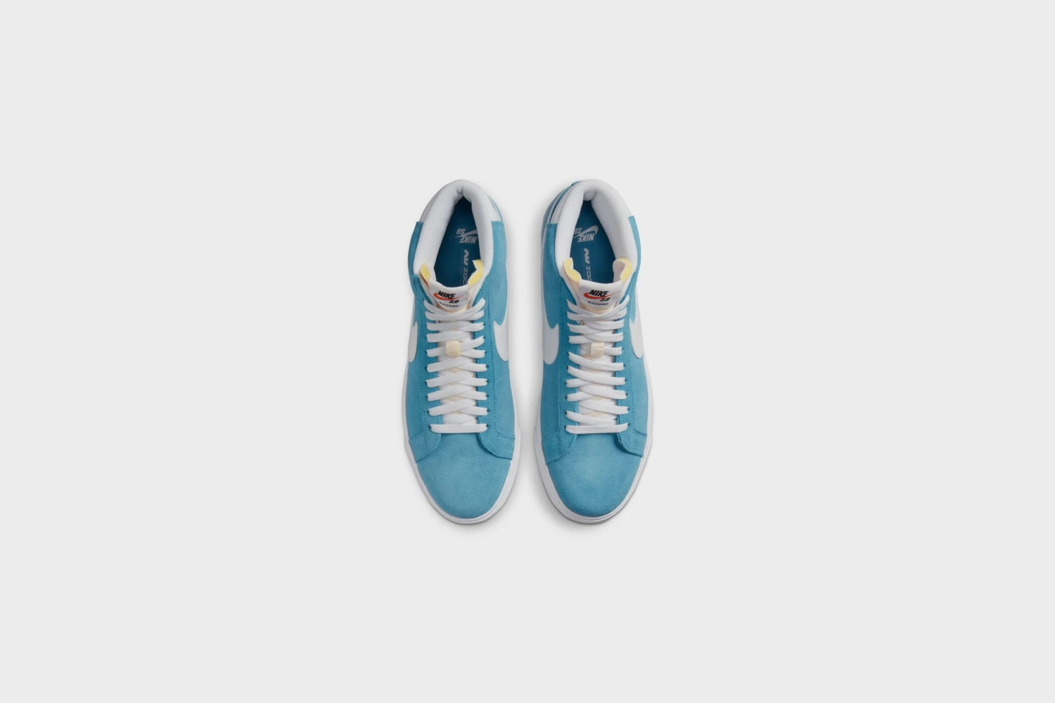 Nike SB Zoom Blazer Mid (Cerulean/White-Cerulean-White) 9 Nike SB Zoom Blazer Mid (Cerulean/White-Cerulean-White) - Image 7