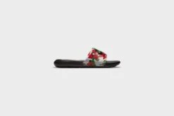 WMNS Nike Victori One Slide Print (White/Black-Siren Red) -Street Sneaker Shop NikeWVictoriOne White SirenRed AtomicGreen Black CN9676 1023