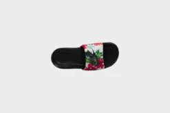 WMNS Nike Victori One Slide Print (White/Black-Siren Red) -Street Sneaker Shop NikeWVictoriOne White SirenRed AtomicGreen Black CN9676 1024