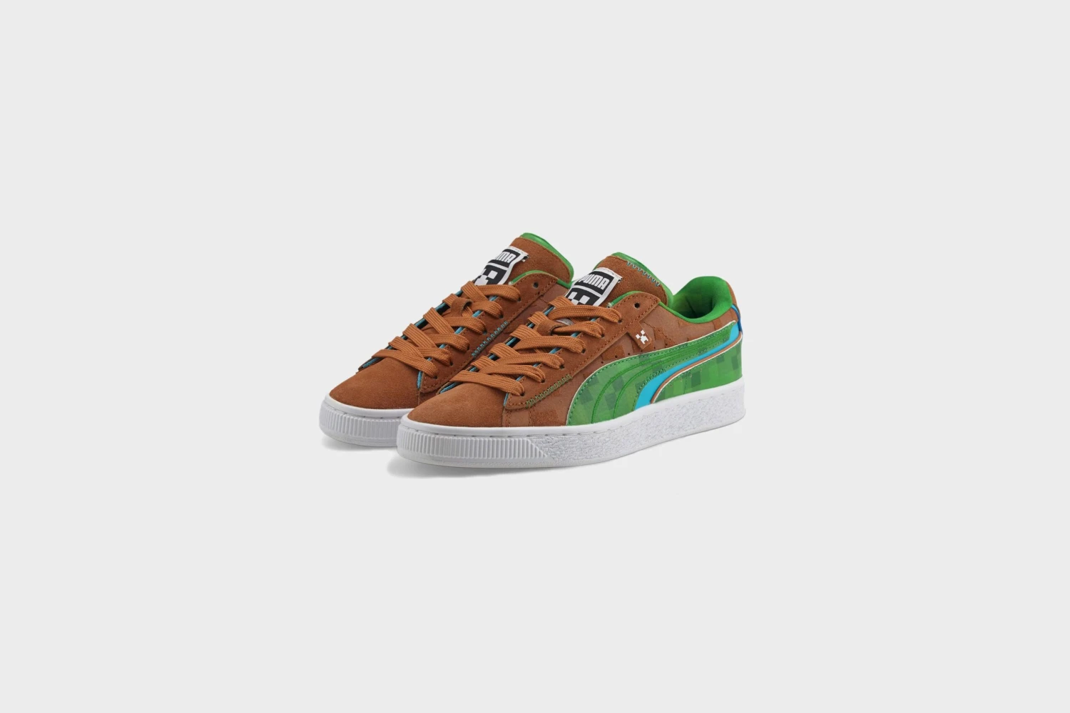 Puma Suede Minecraft (Friar Brown Fern Green) 4 Puma Suede Minecraft (Friar Brown Fern Green) - Image 2