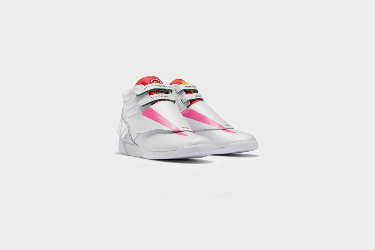 Reebok Power Rangers F/S Hi Women's (White/Charged Pink/Silver Met) 4 Reebok Power Rangers F/S Hi Women's (White/Charged Pink/Silver Met) - Image 2