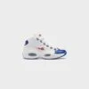 Reebok Question Mid (White/Classic Cobalt/Clear) -Street Sneaker Shop ReebokQuestionMidBasketballShoesGX02271