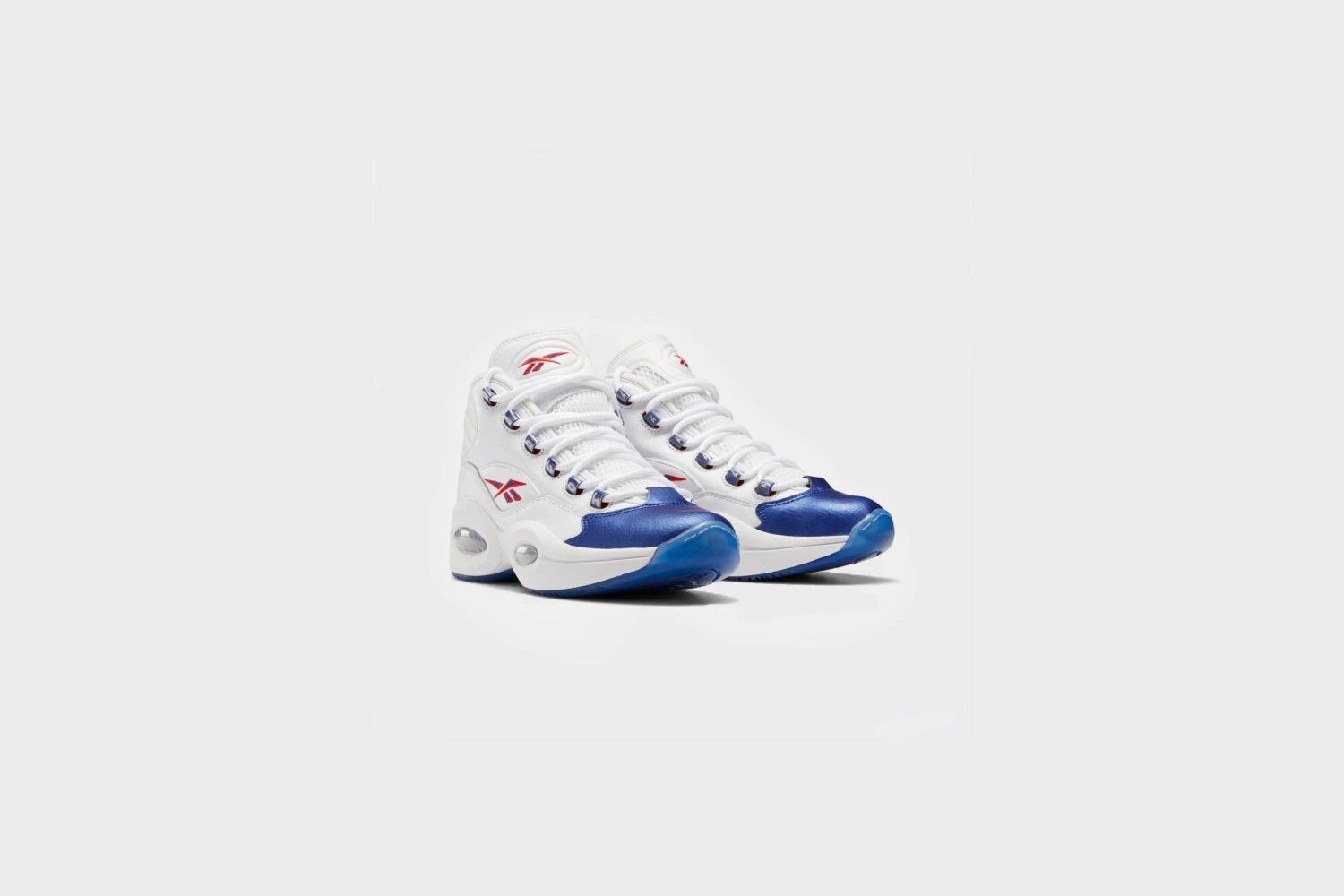 Reebok Question Mid (White/Classic Cobalt/Clear) 4 Reebok Question Mid (White/Classic Cobalt/Clear) - Image 2