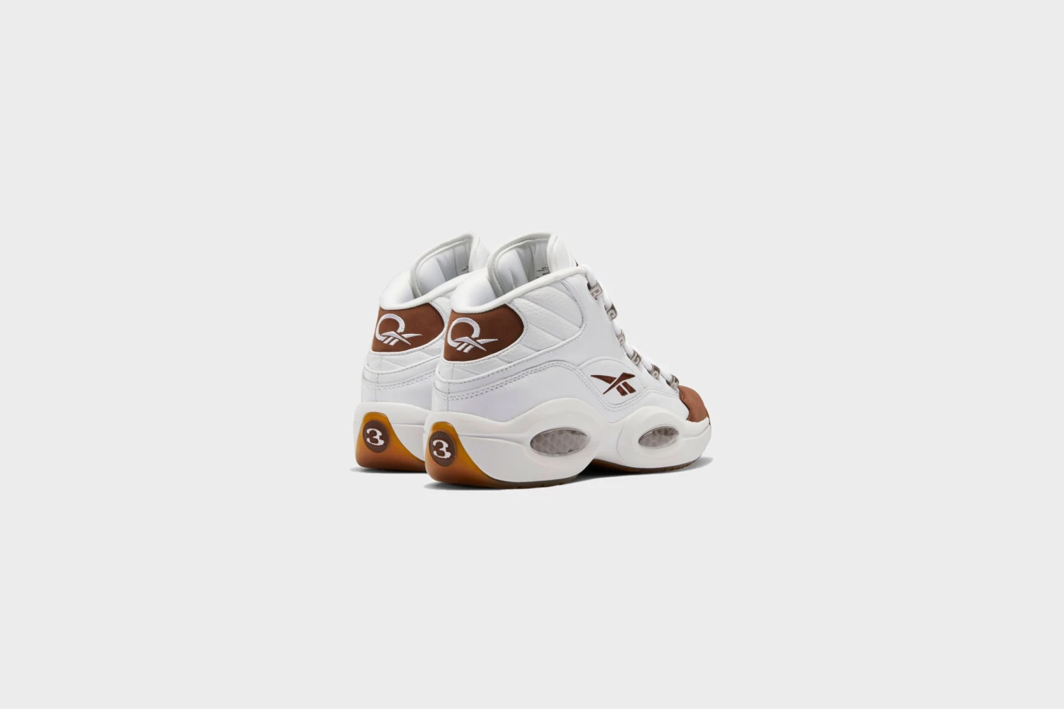 Reebok Question Mid “Mocha” (Ftwr White/Ftwr White/Brush Brown) 5 Reebok Question Mid “Mocha” (Ftwr White/Ftwr White/Brush Brown) - Image 3