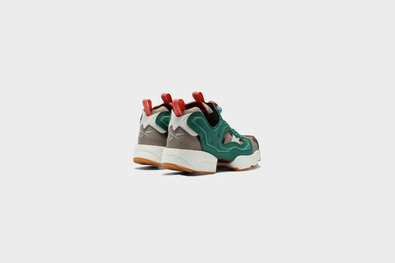 Reebok X Adidas Instapump Fury Boost (Green/Stone Grey/Burgundy) 6 Reebok X Adidas Instapump Fury Boost (Green/Stone Grey/Burgundy) - Image 4