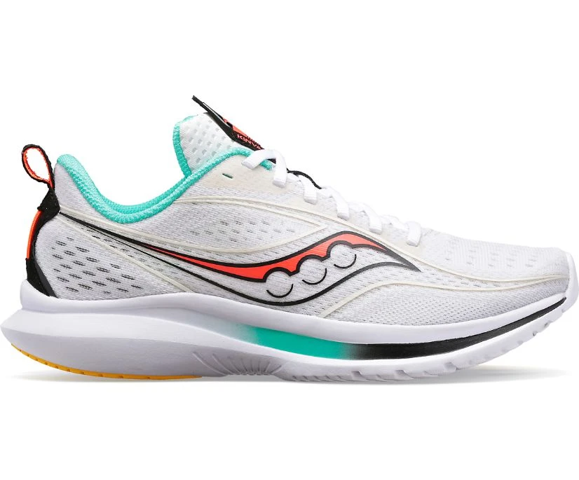 Saucony Women's Kinvara 13 (84 - White/Black/Vizi) 3 Saucony Women's Kinvara 13 (84 - White/Black/Vizi)