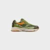 Saucony 3D Grid Hurricane Tortoise (Green/Orange) -Street Sneaker Shop Saucony3DGridHurricanTortoise Green Orange S70682 11