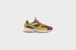 Saucony 3D Grid Hurricane (Brown/Mustard)
