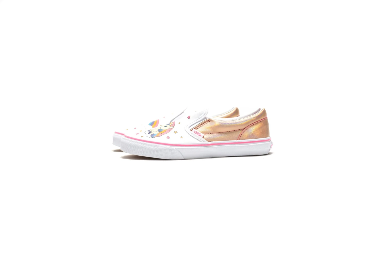 Vans Unicorn Rainbow Classic Slip-On (Pink Lemonade/True White) 3 Vans Unicorn Rainbow Classic Slip-On (Pink Lemonade/True White)