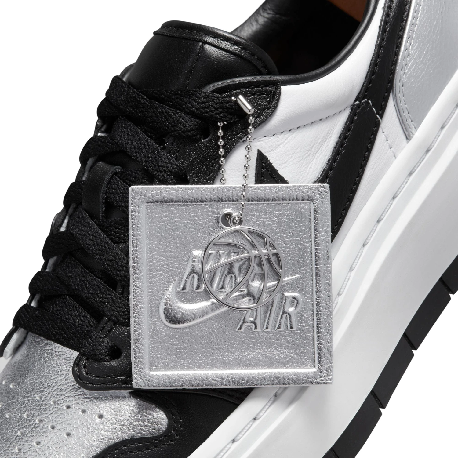 WMNS Air Jordan 1 Elevate Low SE (Metallic Silver/Black-White) 11 WMNS Air Jordan 1 Elevate Low SE (Metallic Silver/Black-White) - Image 9