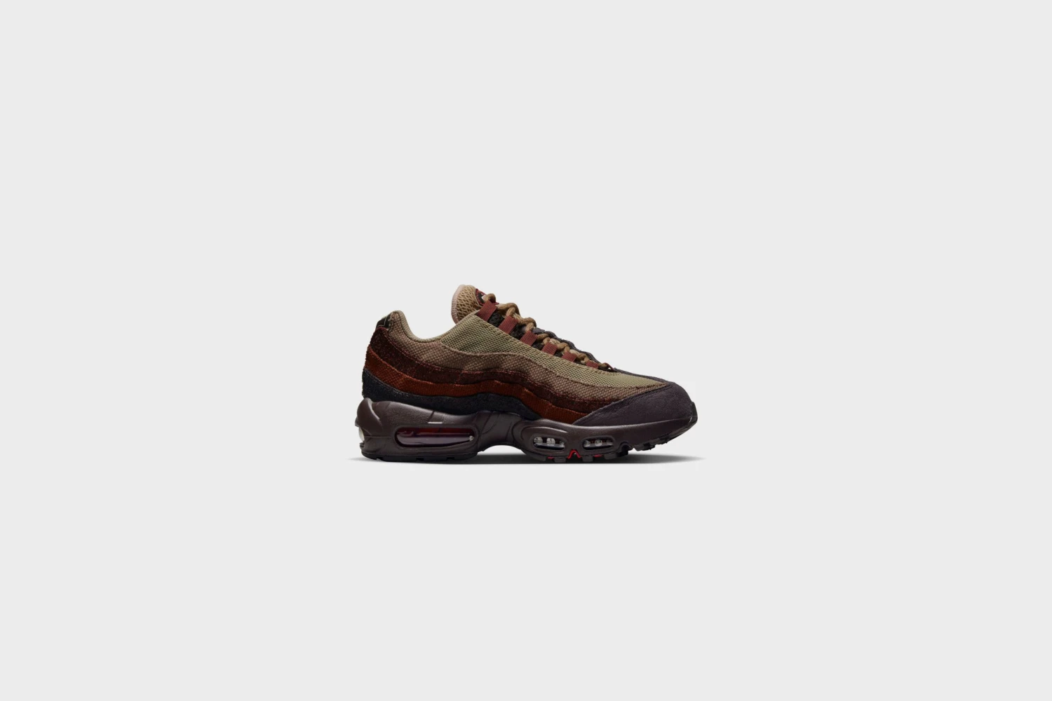 WMNS Nike Air Max 95 (Brown Basalt/University Red) 5 WMNS Nike Air Max 95 (Brown Basalt/University Red) - Image 3