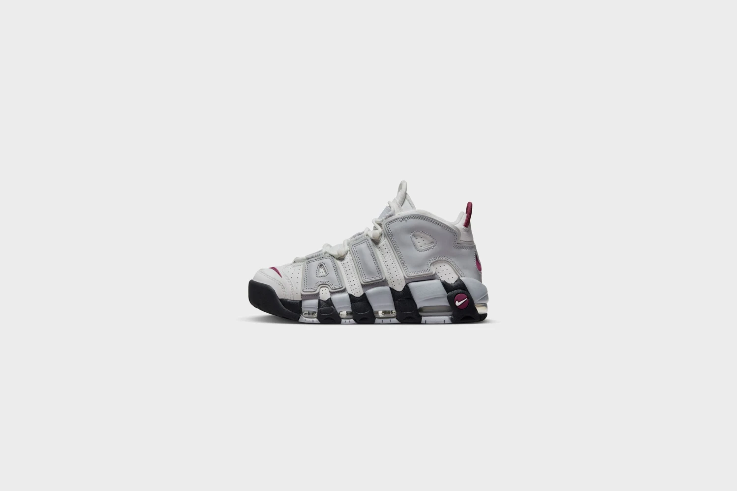 WMNS Nike Air More Uptempo (Summit White/Rosewood) 3 WMNS Nike Air More Uptempo (Summit White/Rosewood)