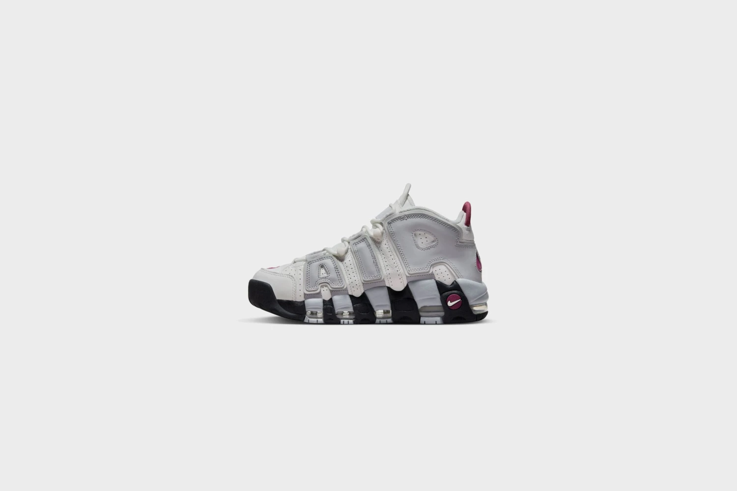 WMNS Nike Air More Uptempo (Summit White/Rosewood) 6 WMNS Nike Air More Uptempo (Summit White/Rosewood) - Image 4