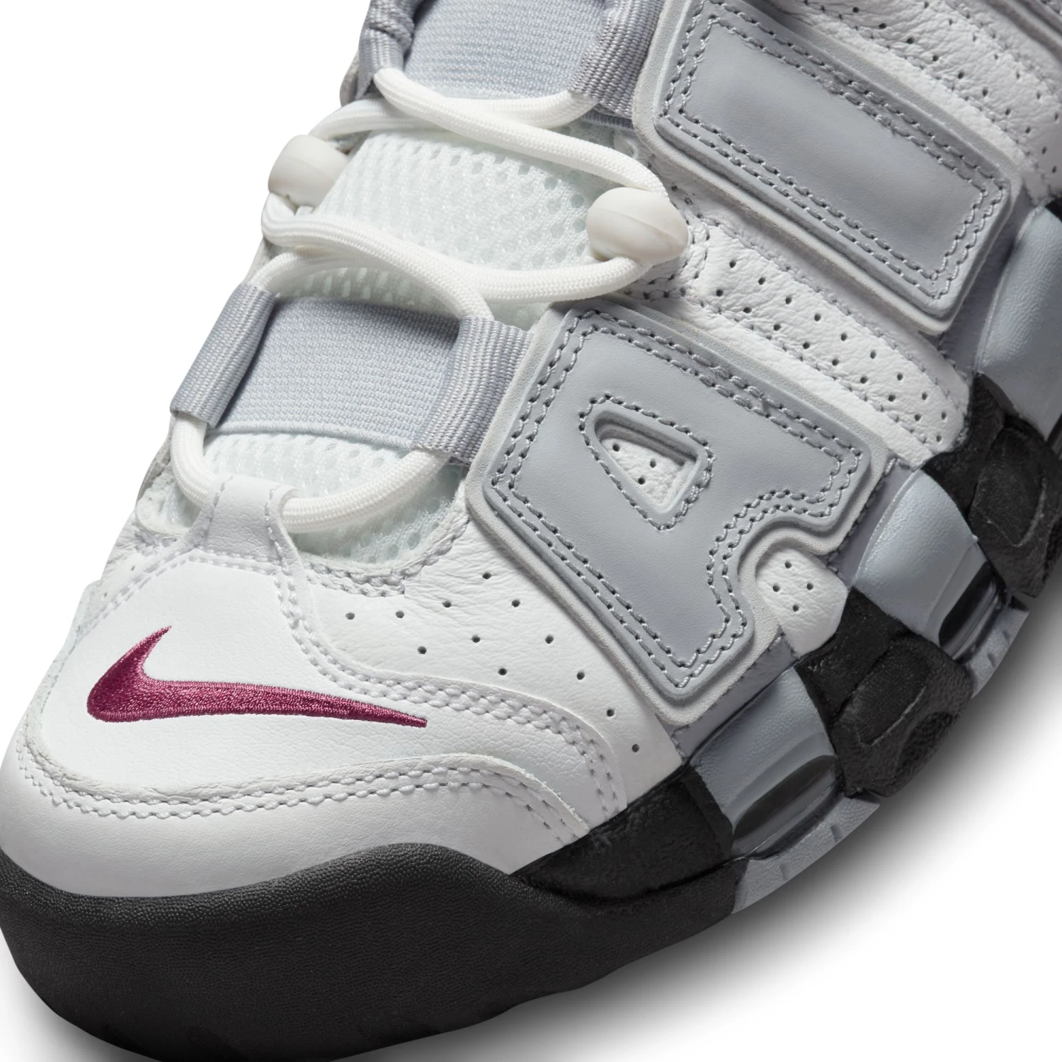 WMNS Nike Air More Uptempo (Summit White/Rosewood) 10 WMNS Nike Air More Uptempo (Summit White/Rosewood) - Image 8