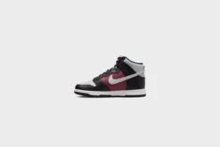 WMNS Nike Dunk High (Black/Summit White-Rosewood) -Street Sneaker Shop WMNSNikeDunkHigh Black SummitWhite Rosewood DD1869 0055