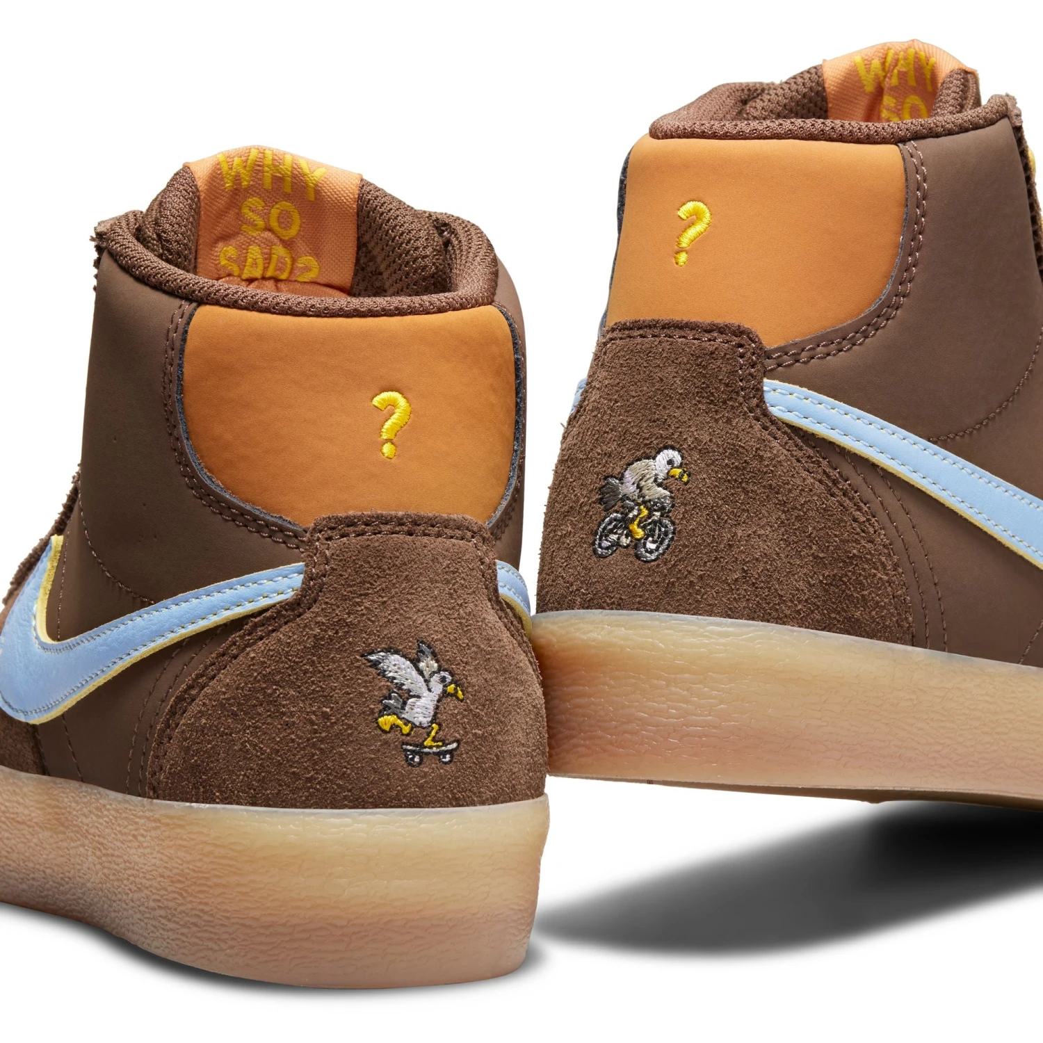WMNS Nike SB Bruin Hi PRM WSS (Lt Chocolate/Light Blue) 16 WMNS Nike SB Bruin Hi PRM WSS (Lt Chocolate/Light Blue) - Image 14