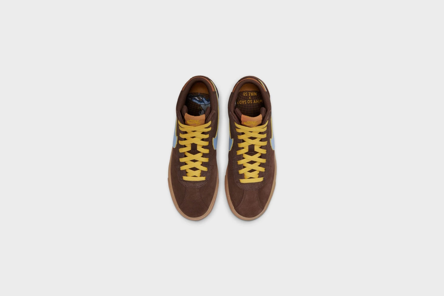WMNS Nike SB Bruin Hi PRM WSS (Lt Chocolate/Light Blue) 9 WMNS Nike SB Bruin Hi PRM WSS (Lt Chocolate/Light Blue) - Image 7