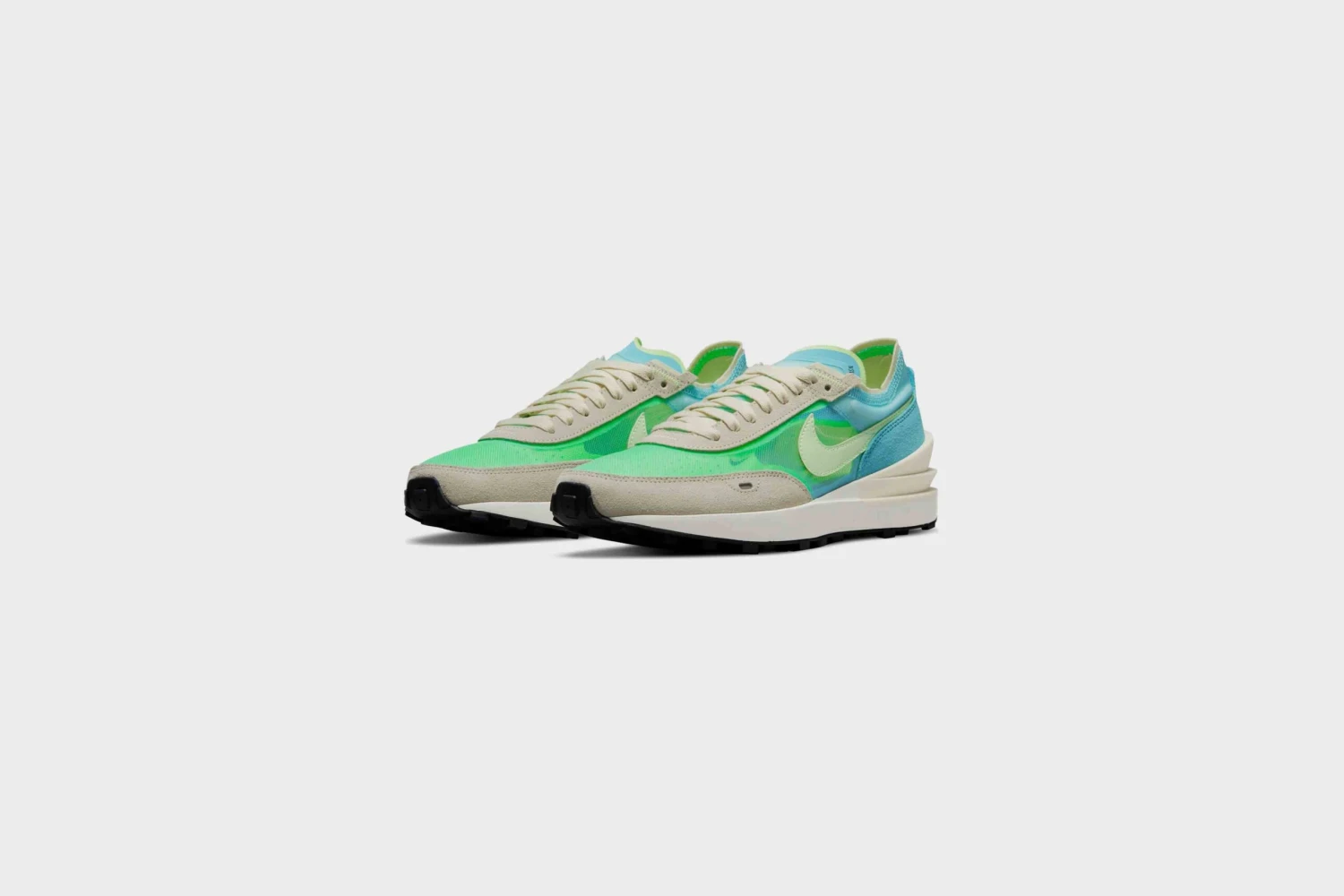 WMNS Nike Waffle One (Bleached Aqua/Lime Glow) 4 WMNS Nike Waffle One (Bleached Aqua/Lime Glow) - Image 2