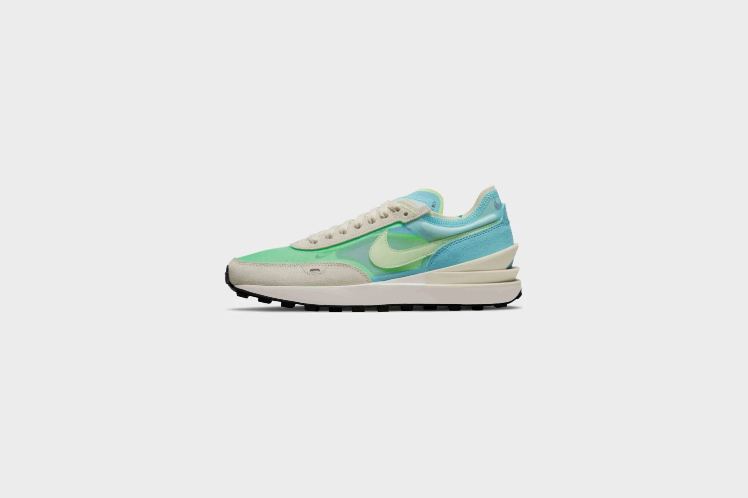 WMNS Nike Waffle One (Bleached Aqua/Lime Glow) 3 WMNS Nike Waffle One (Bleached Aqua/Lime Glow)